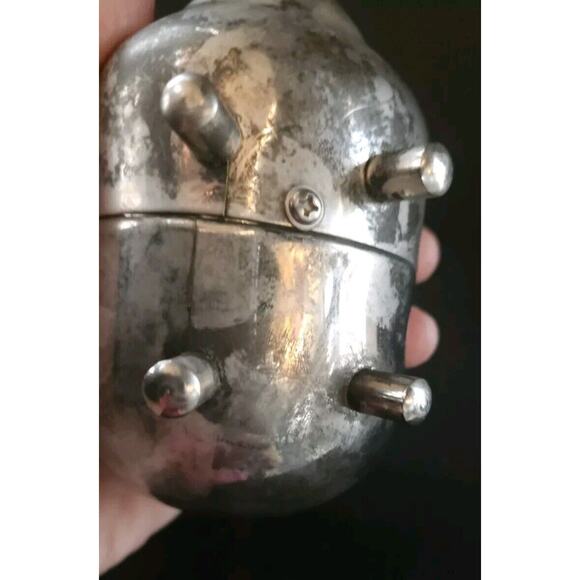 Vintage LEONARD Silver Plate Piggy Bank Pig - Picture 5 of 7